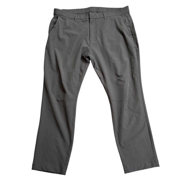 Fabletics Other - Fabletics Mens The Only Pant Iron Grey Performance Stretch Straight Leg 37x27‎